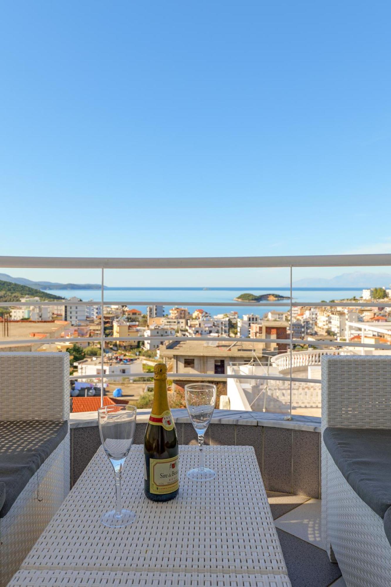 Seaview Apartaments Ksamil Buitenkant foto